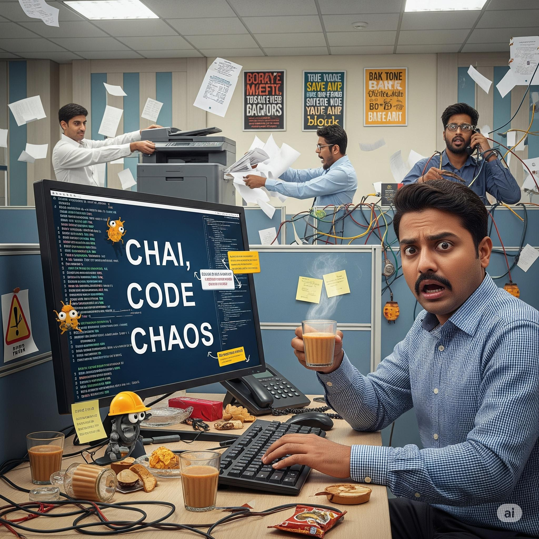 Developer during live demo
