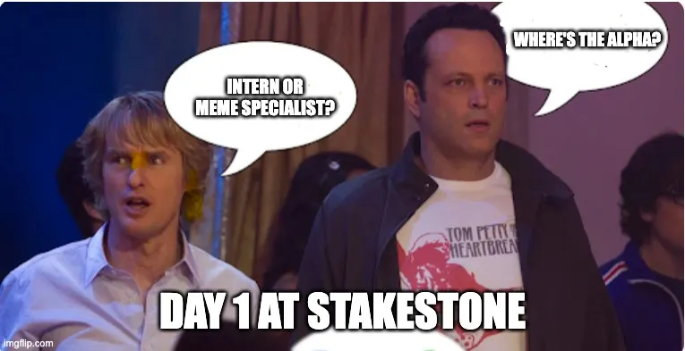 Meme: Ready for internship